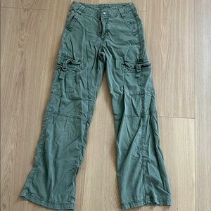 American Eagle By Payless Olive Cargo Pants